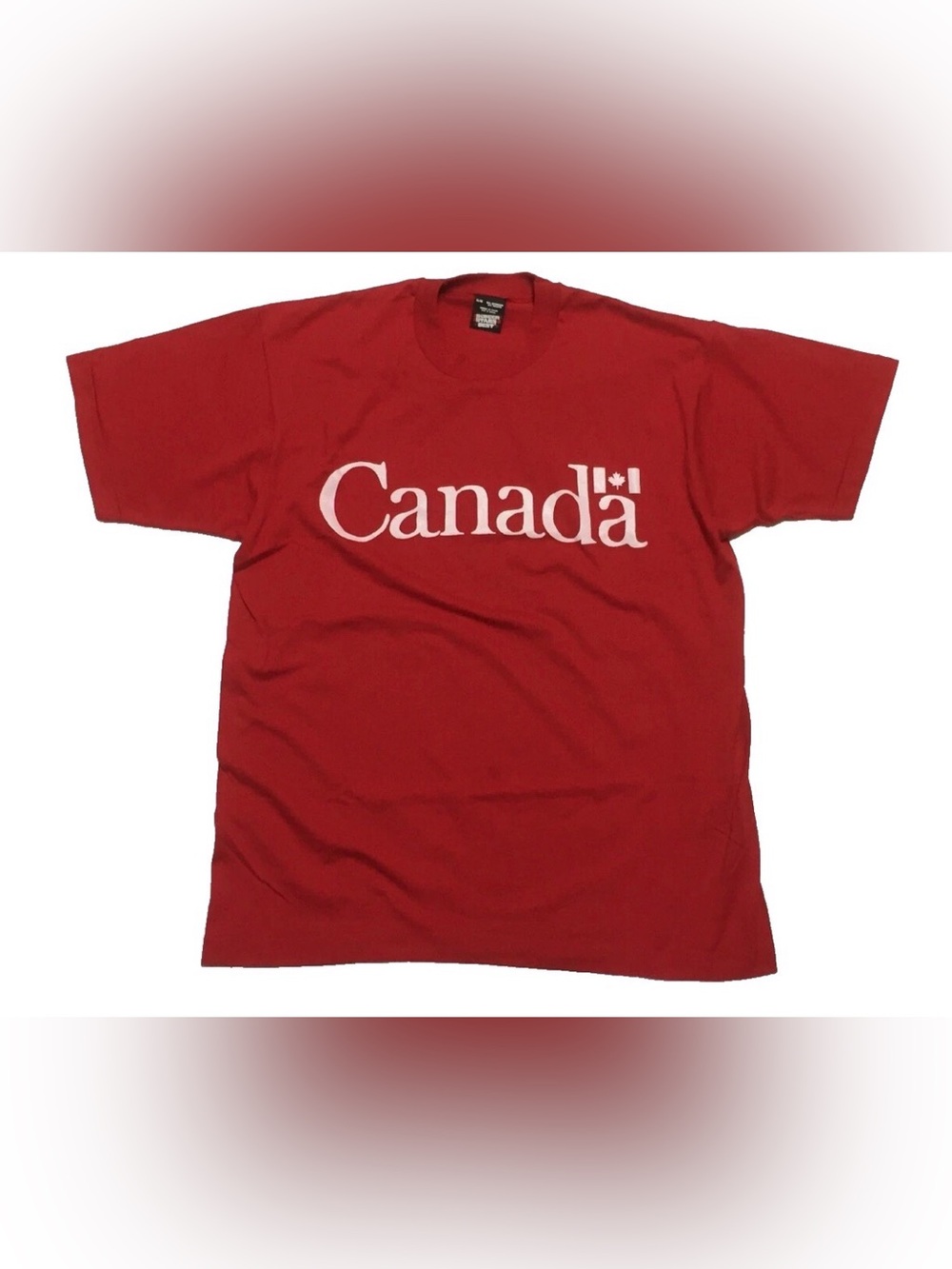 Vintage Canada T-shirt  Size XL Single Stitch Screen Stars Best Elbows Up